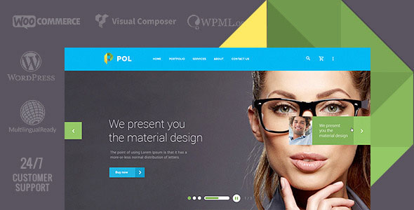 POL - MATERIAL MULTI-PURPOSE WORDPRESS THEME