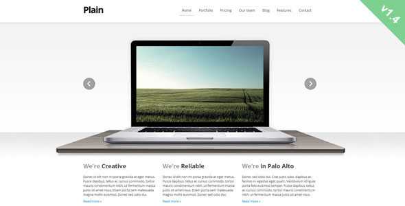 Plain - Themeforest Responsive HTML Theme