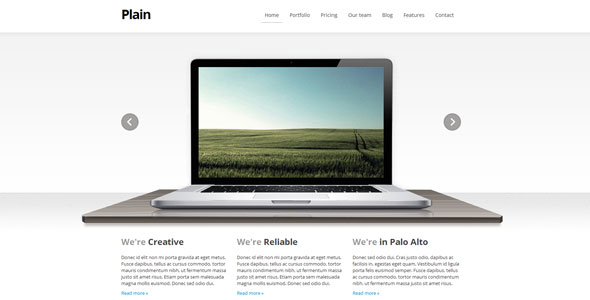 Plain - Themeforest Premium HTML Theme