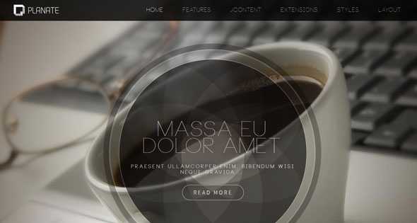 Planate - JoomlaXTC Joomla Template