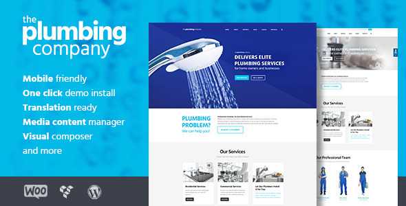 Plumbing v2.0 - Repair, Building & Construction Theme