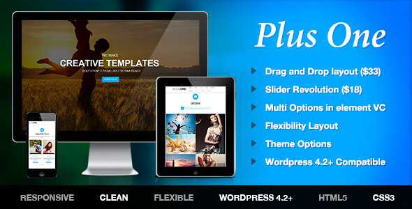 Plus v1.8.1 - One Page Marketing Portfolio WordPress Theme