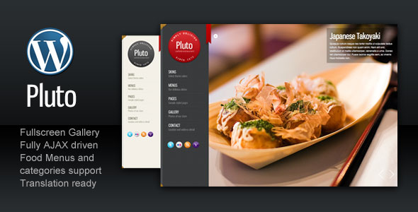 PLUTO 1.8 FULLSCREEN CAFE AND RESTAURANT THEMEFOREST WP