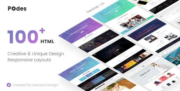 Podes - Responsive Multi-Purpose HTML Template