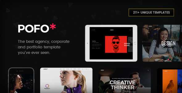 Pofo v2.0 - Creative Agency, Corporate and Portfolio Multi-purpose Template