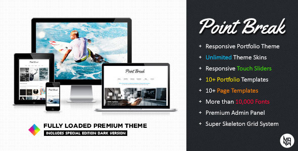 POINT BREAK: THEMEFOREST RESPONSIVE AGENCY THEME