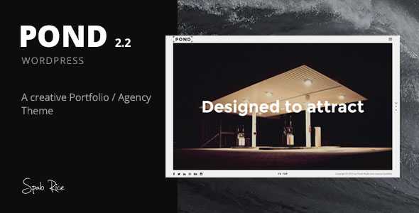 Pond v2.2 - Creative Portfolio / Agency WordPress Theme