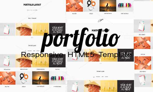 Portfolio - Creativemarket Responsive Template