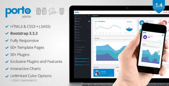 Porto Admin - Themeforest Responsive HTML5 Template