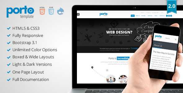 Porto v2.0.8 - Responsive Drupal 7 Theme