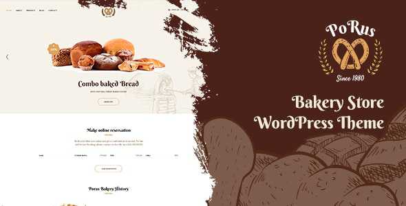 Porus v1.0.0 - Bakery Store WordPress Theme