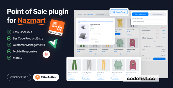 POS (Point Of Sales) Plugin - Nazmart Multi-Tenancy eCommerce Platform (SAAS) - 8 September 2025
