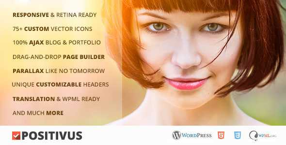 Positivus - Themeforest Multipurpose AJAX Blog/Portfolio Theme