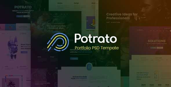 Potrato - Multi-Purpose PSD Template