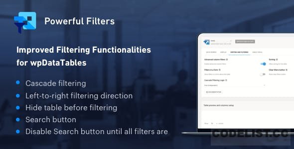 Powerful Filters for wpDataTables v1.4.4