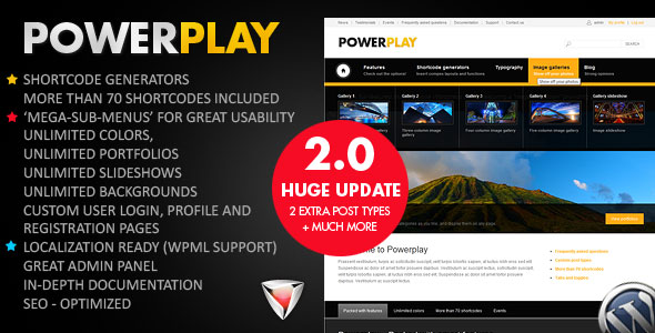 POWERPLAY - THEMEFOREST PREMIUM MULTIPURPOSE WP THEME