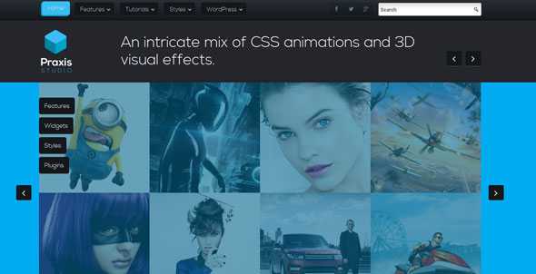 Praxis - RocketTheme Wordpress Template