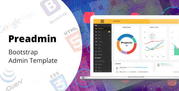 Preadmin - Bootstrap Admin Template