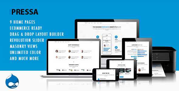 Pressa - Multi-Purpose, eCommerce Drupal Theme
