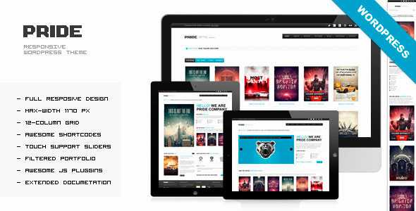 PRIDE - Themeforest Responsive WordPress Theme