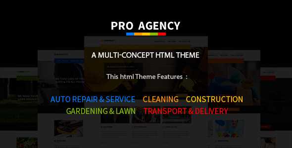 Pro Agency - Multipurpose HTML Template