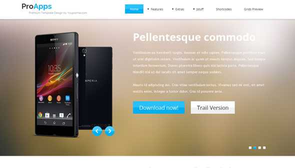 Proapps - YouJoomla Responsive Software Presentation Theme