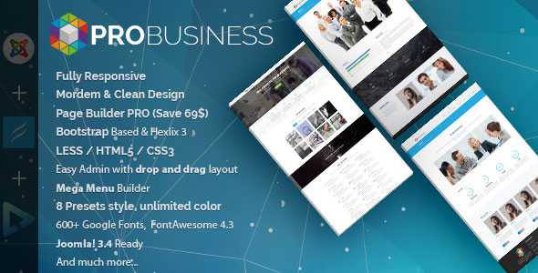 ProBusiness - Multi-Purpose Joomla Template