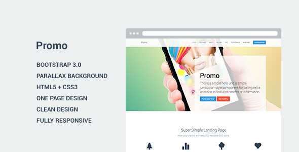 Promo - Themeforest Landing Page Template