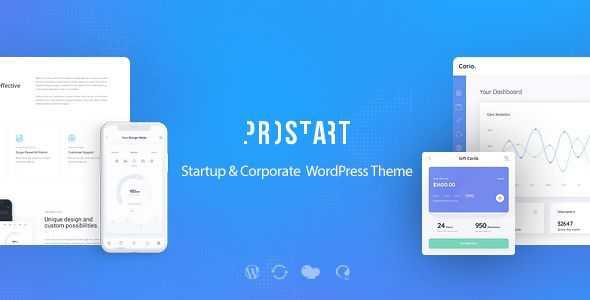 ProStart v1.1.1 - Startup & Corporate WordPress Theme