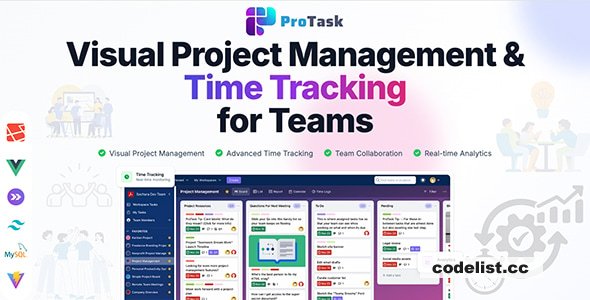 ProTask v1.7.8 - Project Management &amp; Time Tracking for Teams - nulled