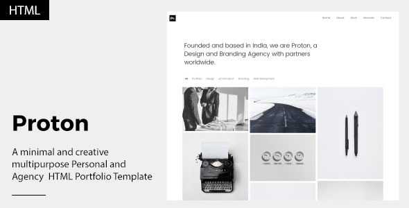 Proton - Personal and Agency Portfolio Template