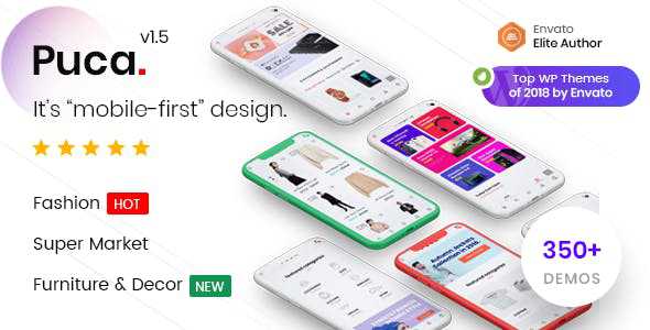 Puca v1.5.4 - Optimized Mobile WooCommerce Theme