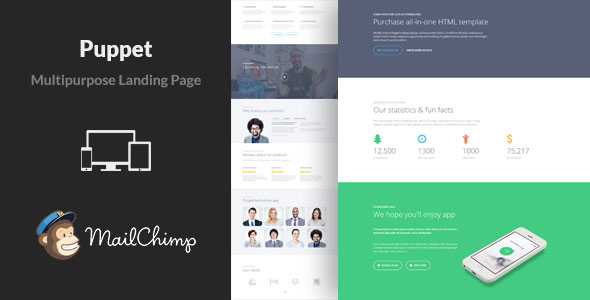 Puppet - Multipurpose Landing Page Template