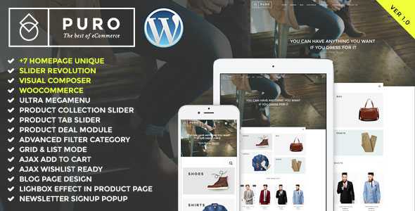 Puro v1.0.3 - Responsive WooCommerce Theme