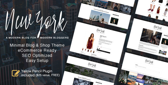 NEW YORK V1.4.0 - WORDPRESS BLOG & SHOP THEME