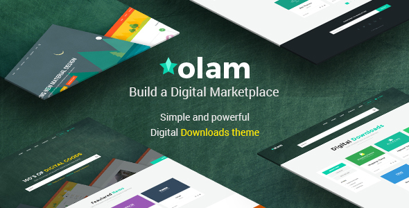 OLAM V2.3 - WORDPRESS EASY DIGITAL DOWNLOADS THEME