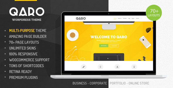 QARO - RESPONSIVE MULTI-PURPOSE WP THEME