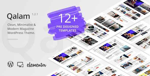 Qalam v1.3.0 - NewsPaper and Magazine WordPress Theme