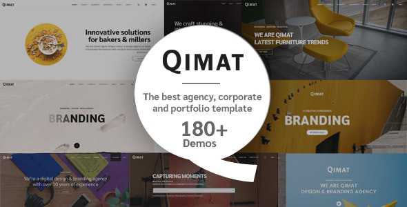 QIMAT v1.0 - Creative Agency, Corporate and Portfolio Multi-purpose Template