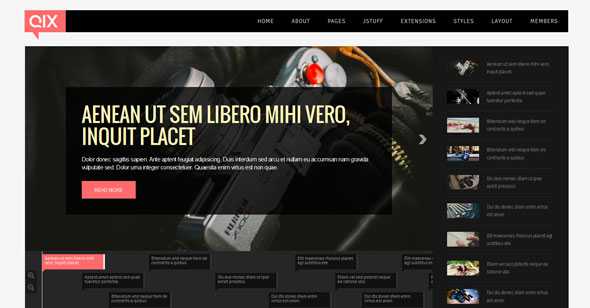 Qix - JoomlaXTC Premium Joomla Template