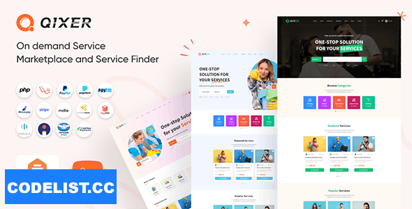 Qixer v1.8.0 - Multi-Vendor On demand Service Marketplace and Service Finder - nulled
