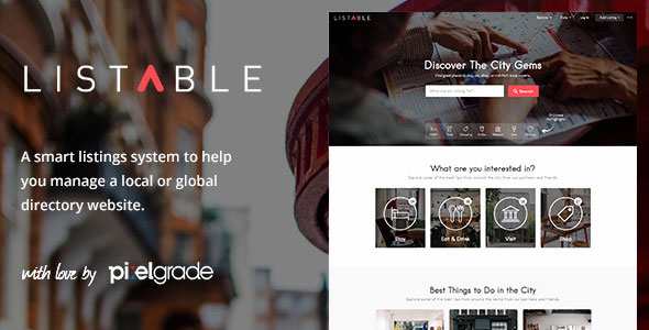 LISTABLE v1.8.0 - A Friendly Directory WordPress Theme