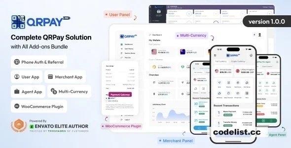QRPay Pro v1.4.0 - Complete QRPay Solution with All Add-ons Bundle - nulled