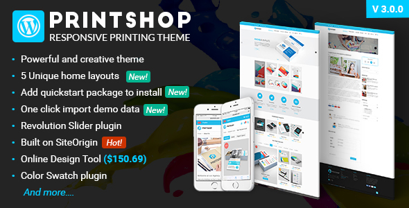 PRINTSHOP V3.1.1 - WORDPRESS RESPONSIVE PRINTING THEME
