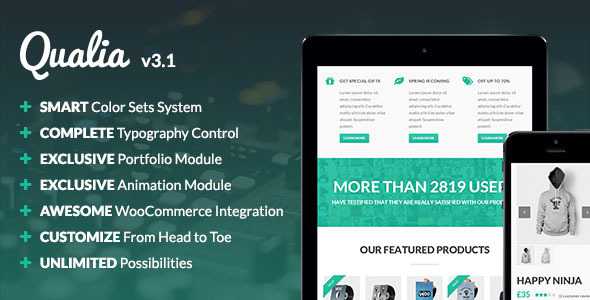 Qualia v3.1 - Themeforest Flexible Multi-Purpose Theme