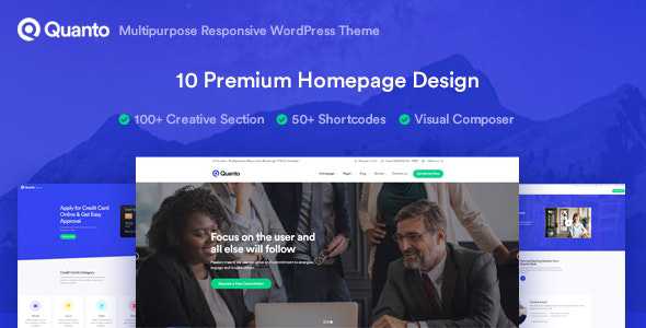 Quanto v1.1.0 - Business Responsive WordPress Theme