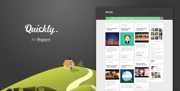 Quickly - Themeforest Responsive Blogger Template