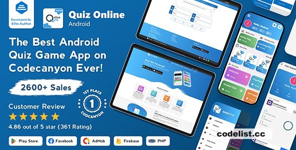 Quiz Online v7.1.6 - Trivia Quiz - Android Quiz Game with Web Quiz + Admin Panel - nulled