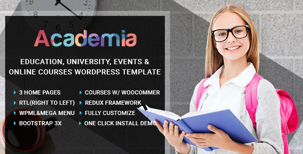 ACADEMIA - EDUCATION CENTER WORDPRESS THEME