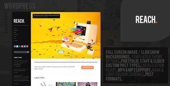 Reach - Themeforest Business Portfolio WordPress Theme